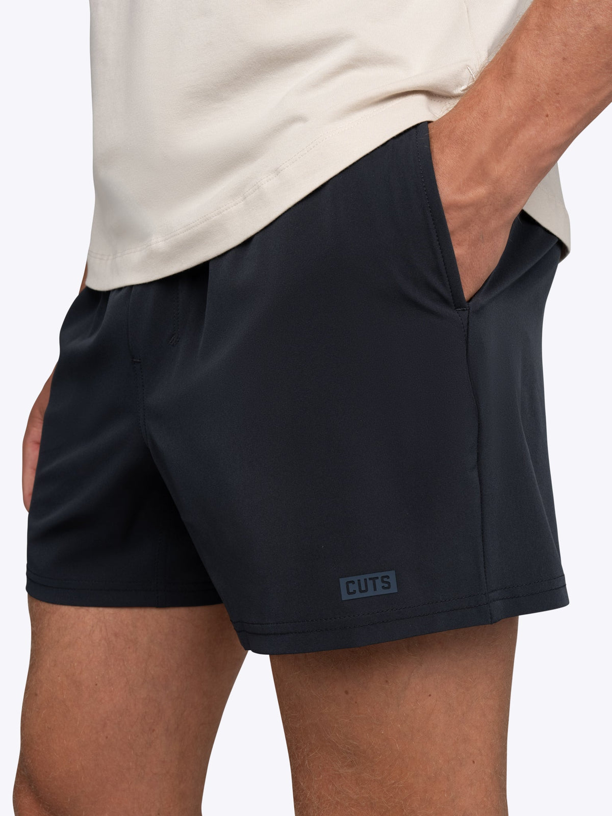 Men's 5 Inch Active Training Shorts – Breathable Performance Fabric, Classic Fit, Gym to Everyday | Obsidian
