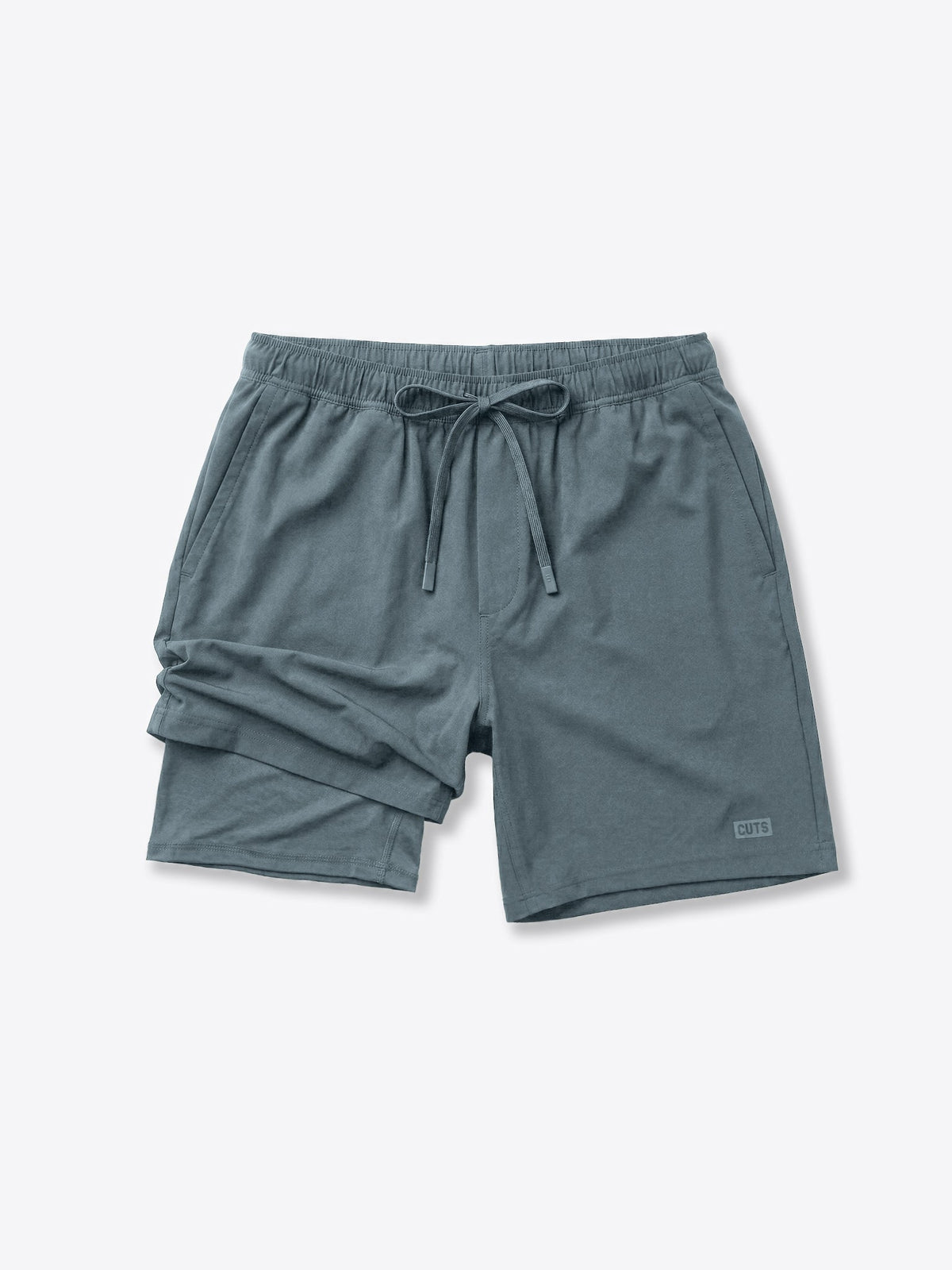 Men's 7 Inch Lined Training Shorts – Built-In Boxer Brief Liner, Breathable Fabric, Classic Fit | Ocean Storm