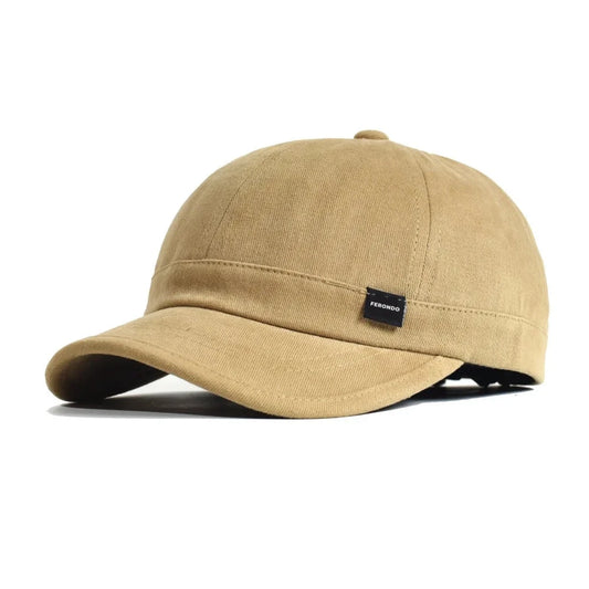 Men's Short Brim Cotton Baseball Cap – view 2