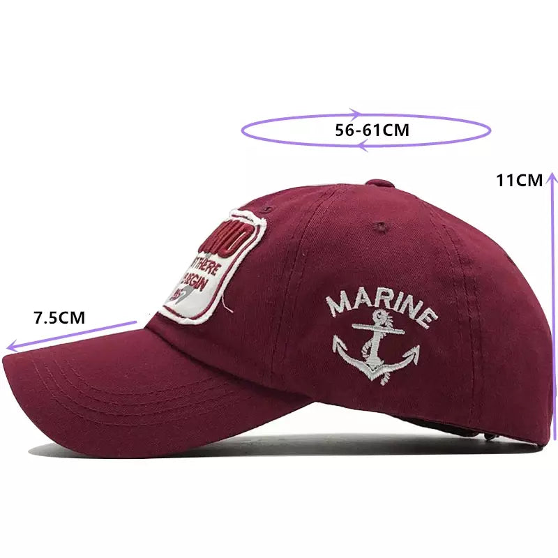 Oakland Marine Men's Cotton Baseball Cap – view 9