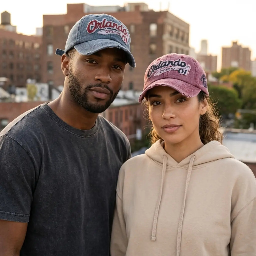 Orlando Men's Vintage Denim Baseball Cap – view 10