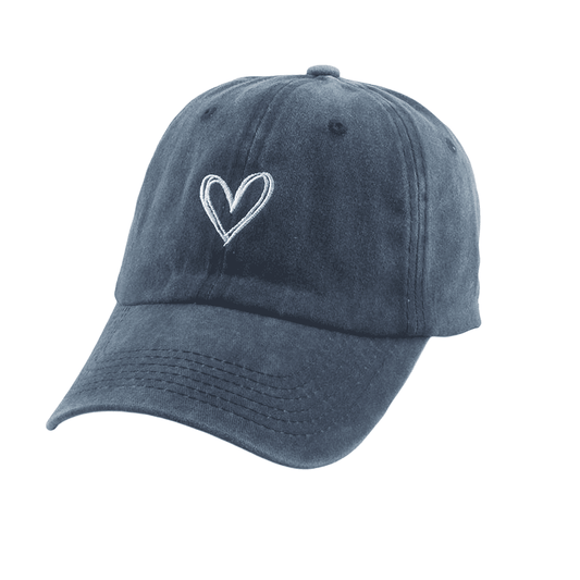 Peaceful Heart Men's Cotton Baseball Cap – view 2