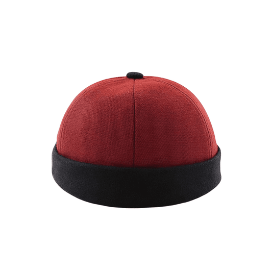 Sailor Men's Two-Tone Cotton Docker Cap – 100% Cotton, Cotton Sweatband, Adjustable 54–60 cm Fit