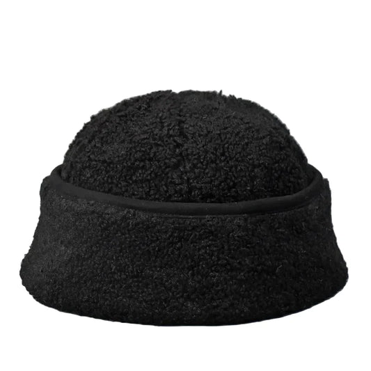 Saint Paul Men's Winter Plush Melon Docker Cap – Acrylic Plush, Windproof, Adjustable 55–59 cm Fit