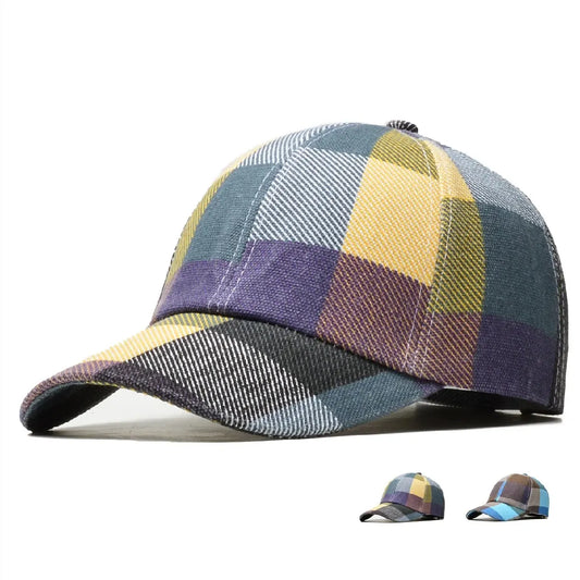 Simmonds Men's Plaid Cotton Baseball Cap – view 2