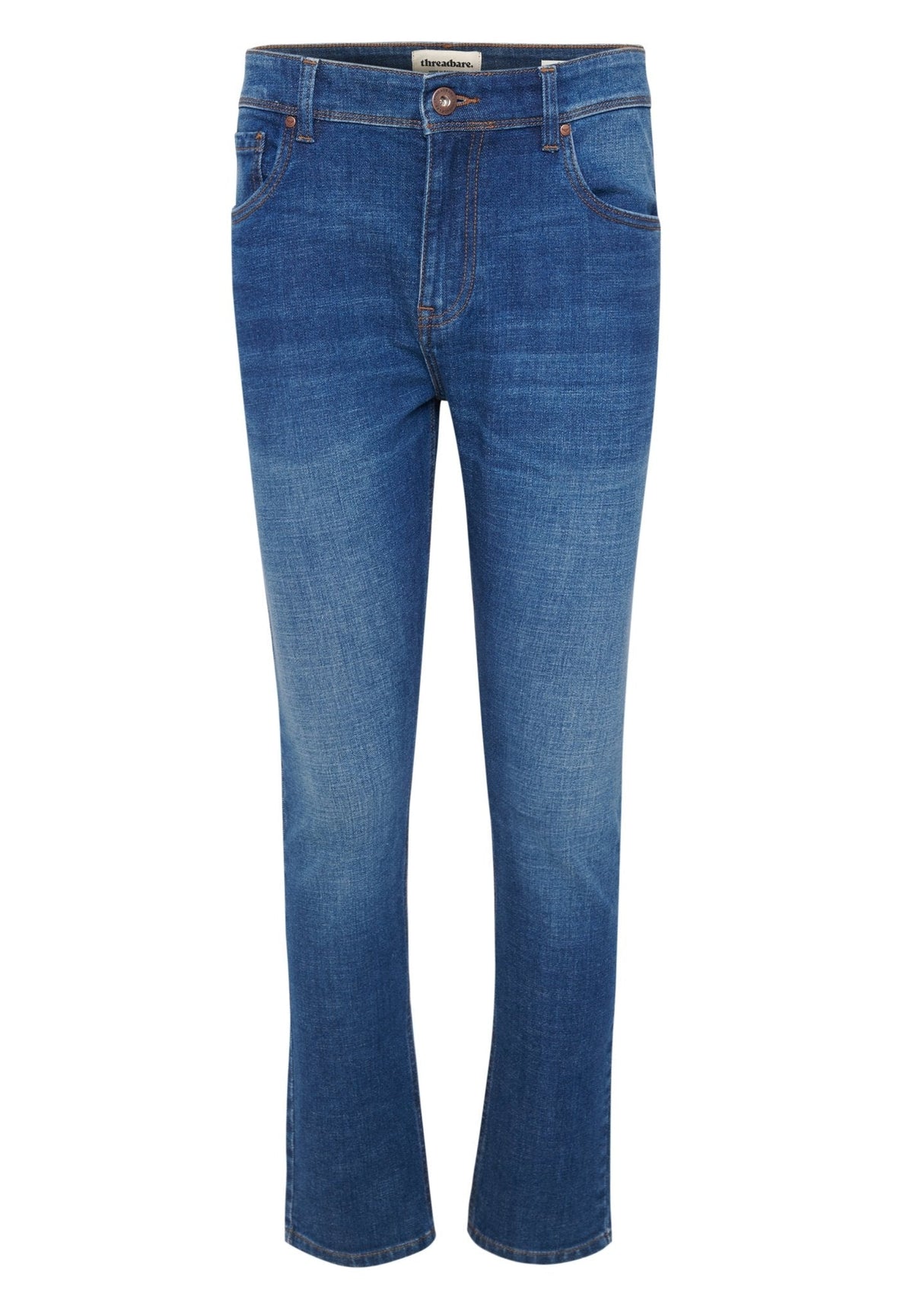 The Everyday Slim Fit Jeans in Mid Wash by SATRI & CO. – product view 5