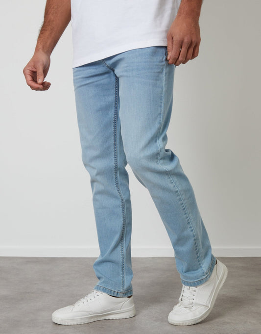 The Everyday Slim Fit Jeans in Bleach Wash by SATRI & CO. – product view 2