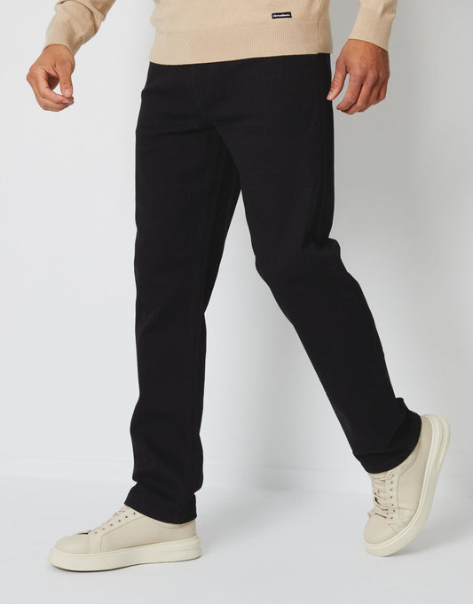Straight Leg Jeans in Black by SATRI & CO. – product view 2