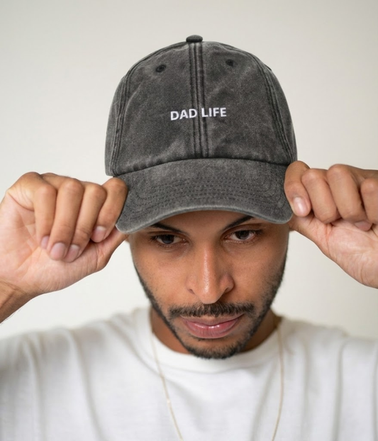 Dad Life Men's Washed Cotton Baseball Cap – view 2