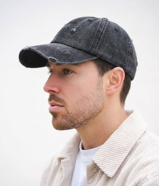 Men's Washed Cotton Denim Baseball Cap – view 2