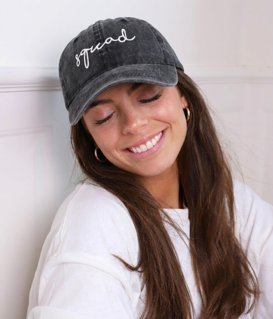 Squad Men's Embroidered Washed Cotton Baseball Cap – view 2