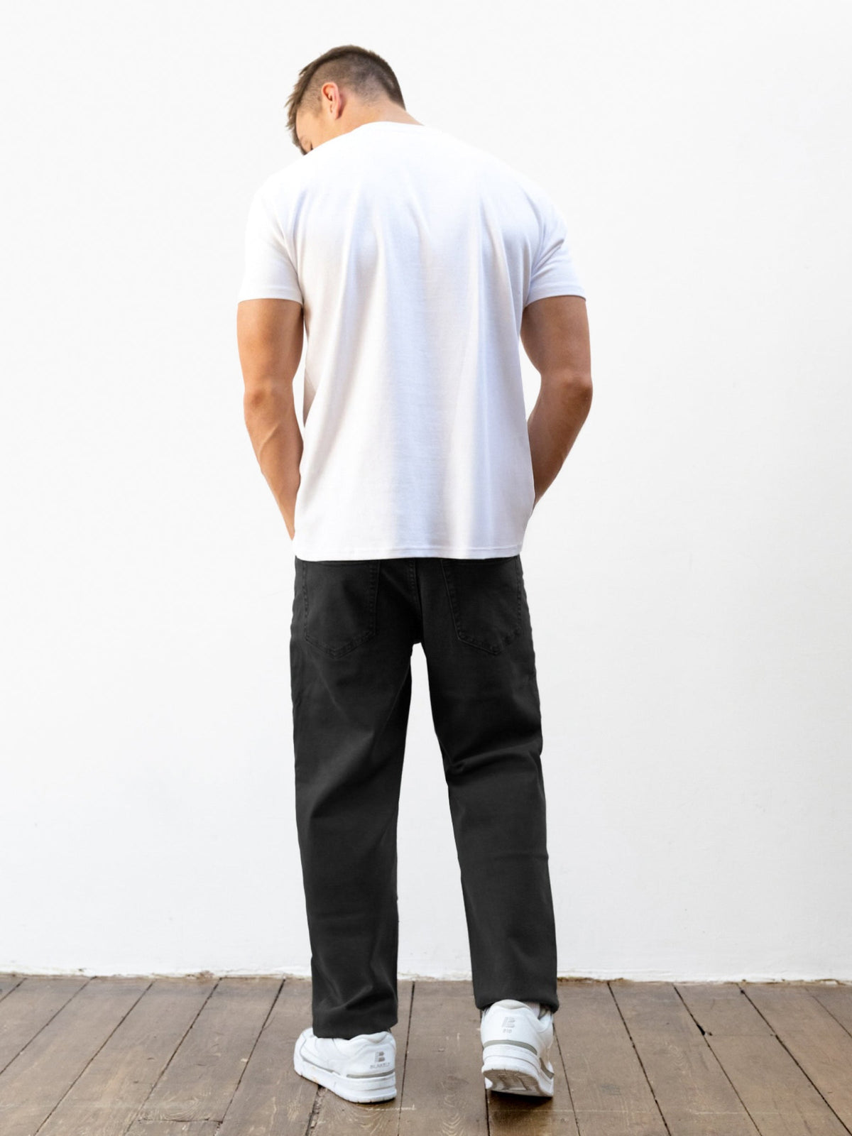Vol.15 Loose Fitting Jeans - Black by SATRI & CO. – product view 4