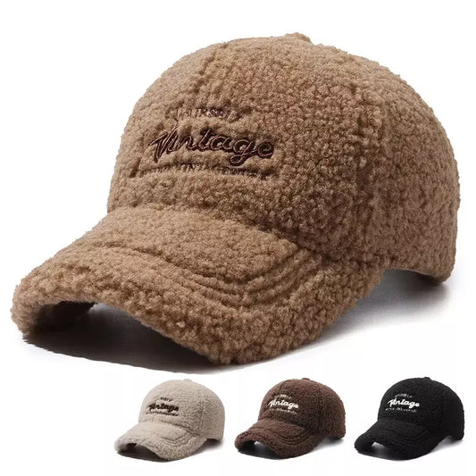 Men's Vintage Winter Furry Baseball Cap – view 2