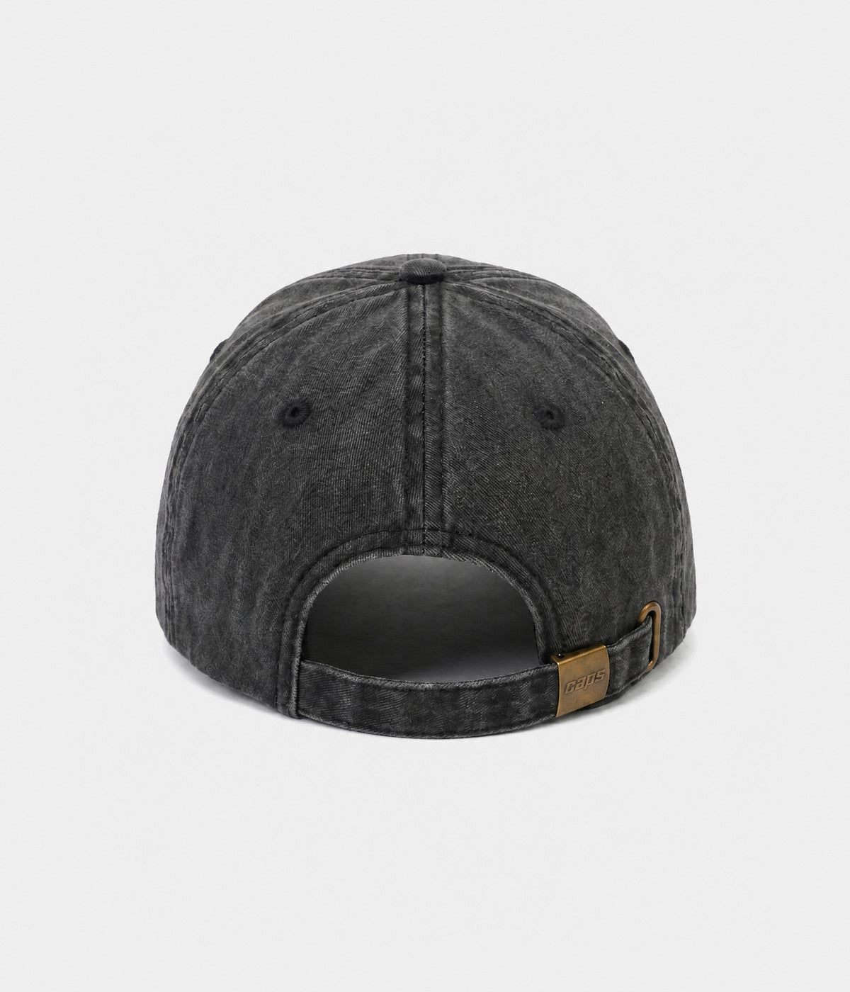 Amore Men's Embroidered Washed Cotton Baseball Cap – Unstructured Low Profile, Adjustable Strap | Black