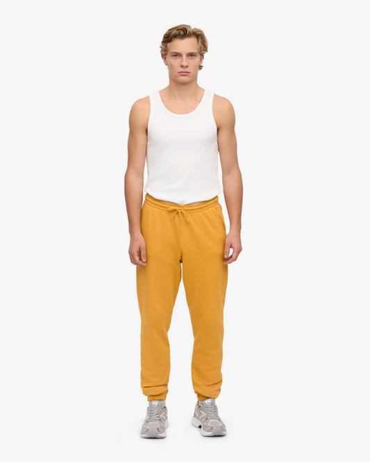 Men's Organic Cotton Sweatpants in Burned Yellow – view 2