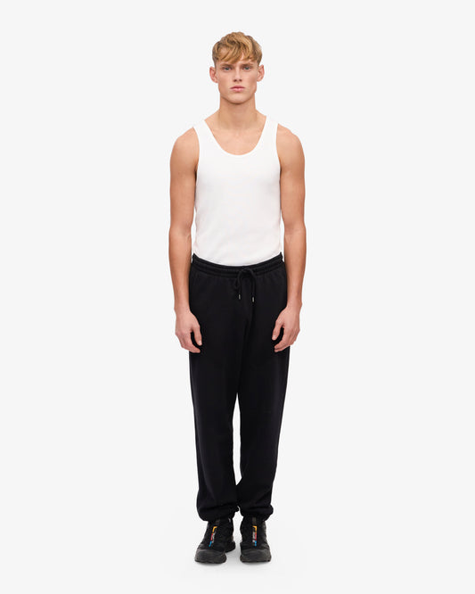 Men's Organic Cotton Sweatpants in Deep Black – view 2