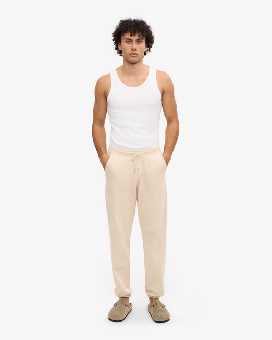 Men's Organic Cotton Sweatpants in Ivory White – view 2