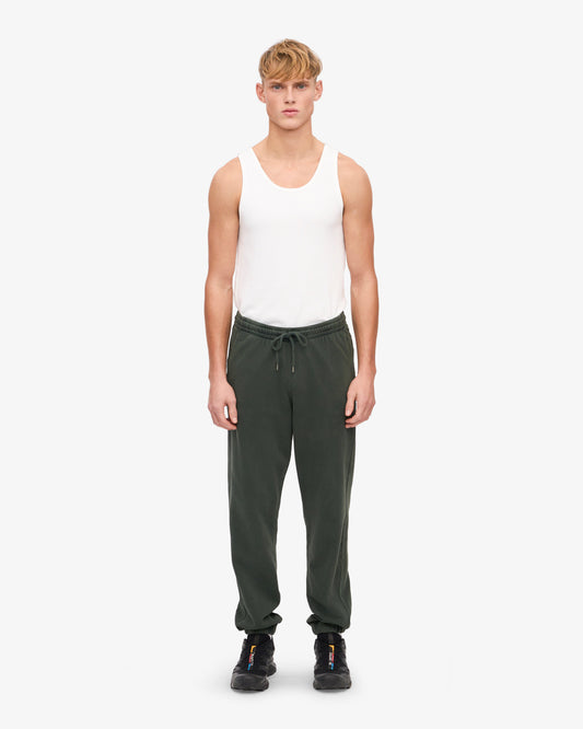 Men's Organic Cotton Sweatpants in Midnight Forest – view 2
