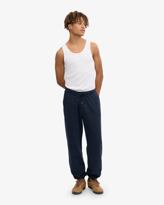 Men's Organic Cotton Sweatpants in Hunter Green – view 2