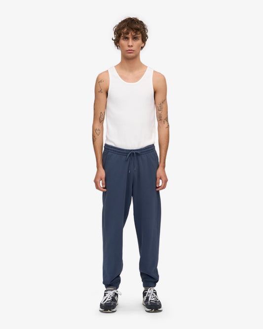 Men's Organic Cotton Sweatpants in Petrol Blue – view 2