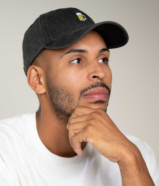 Beer Men's Embroidered Washed Cotton Baseball Cap – view 2