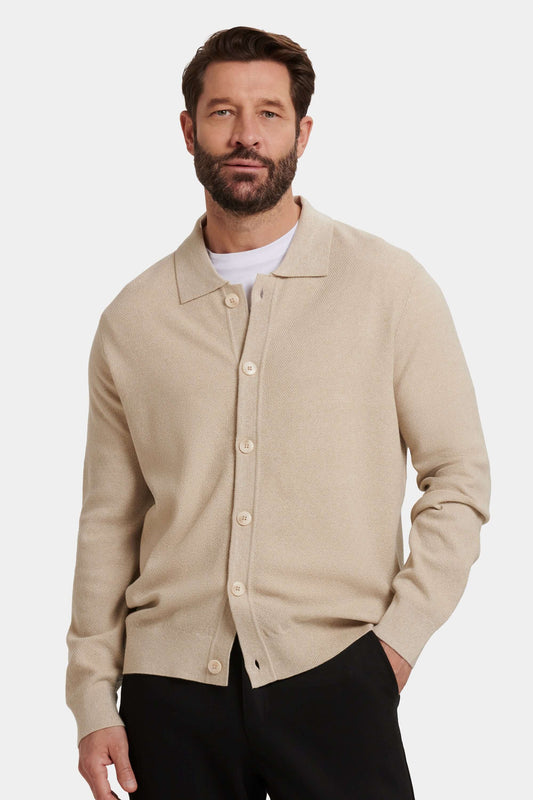 Ari Men's Merino Wool Blend Cardigan – view 6
