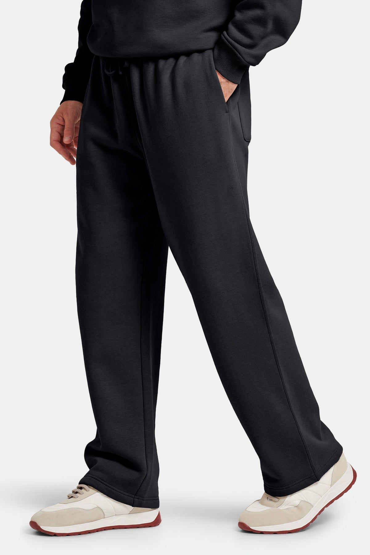 Milan Men's Heavyweight Brushed Cotton Joggers – view 1