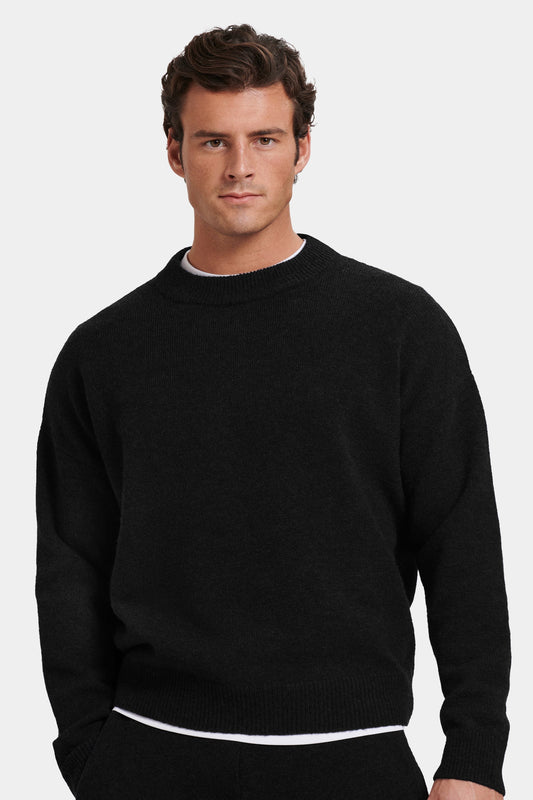 Savona Men's Wool Blend Crew Neck Jumper – view 6