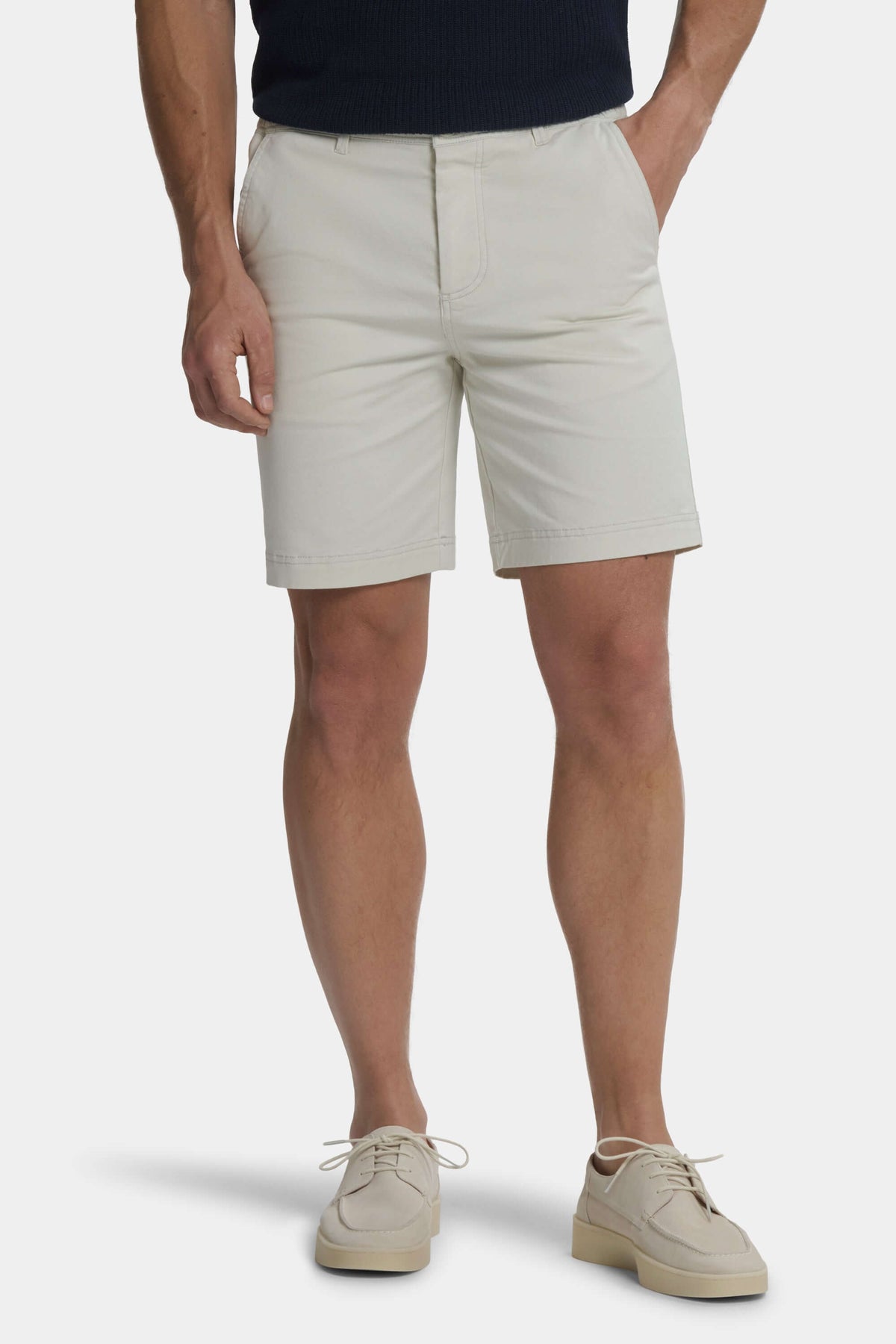 Men's Slim Fit Washed Stretch Cotton Shorts – view 27