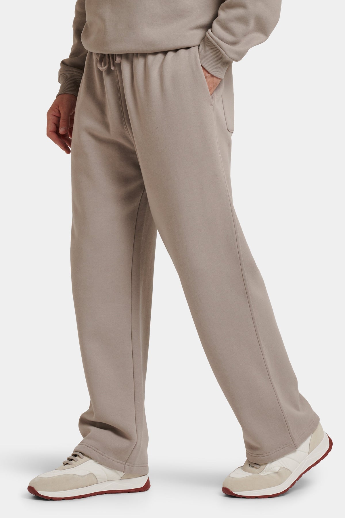 Milan Men's Heavyweight Brushed Cotton Joggers – view 6