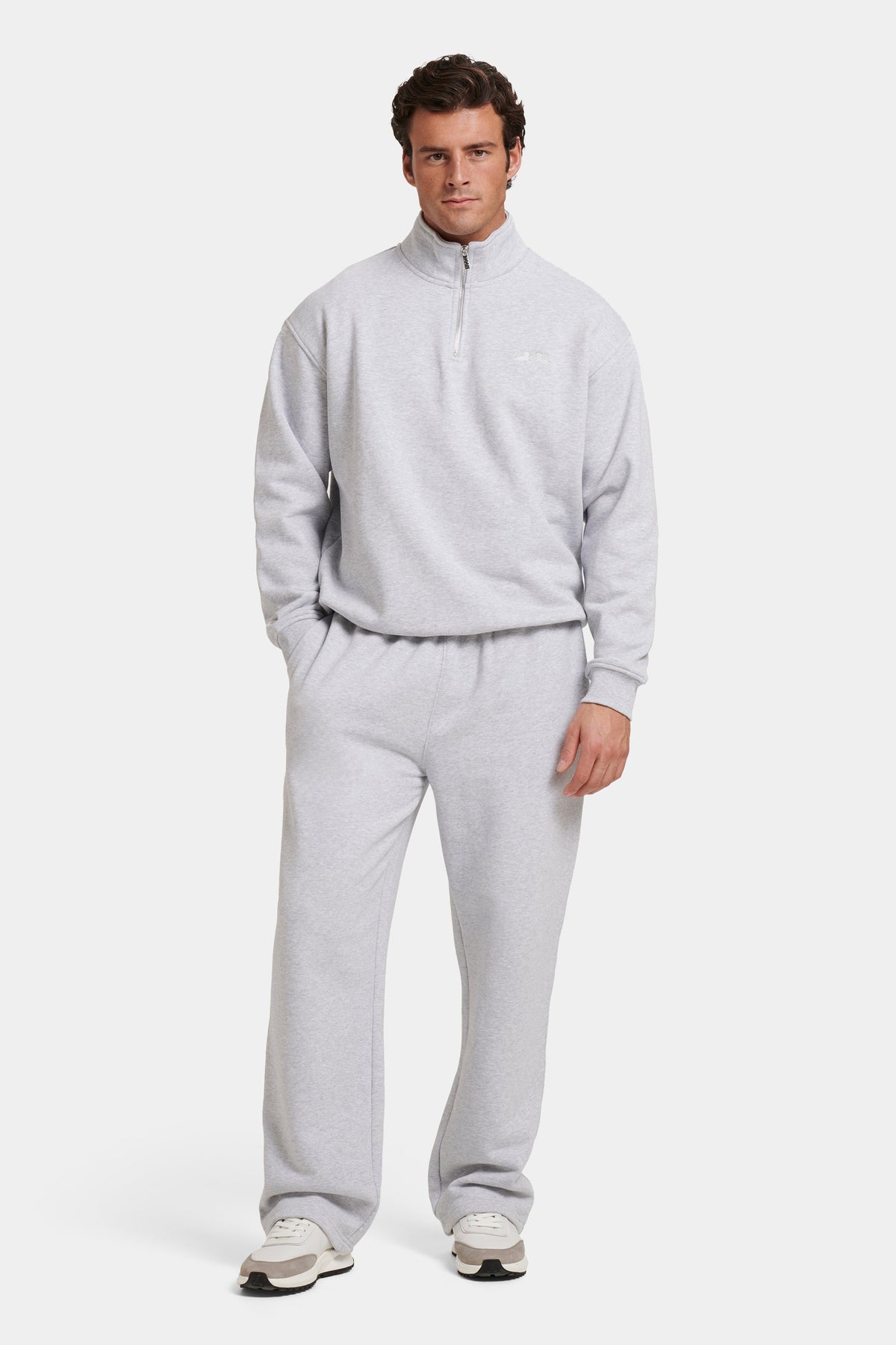 Milan Men's Heavyweight Brushed Cotton Joggers – view 11