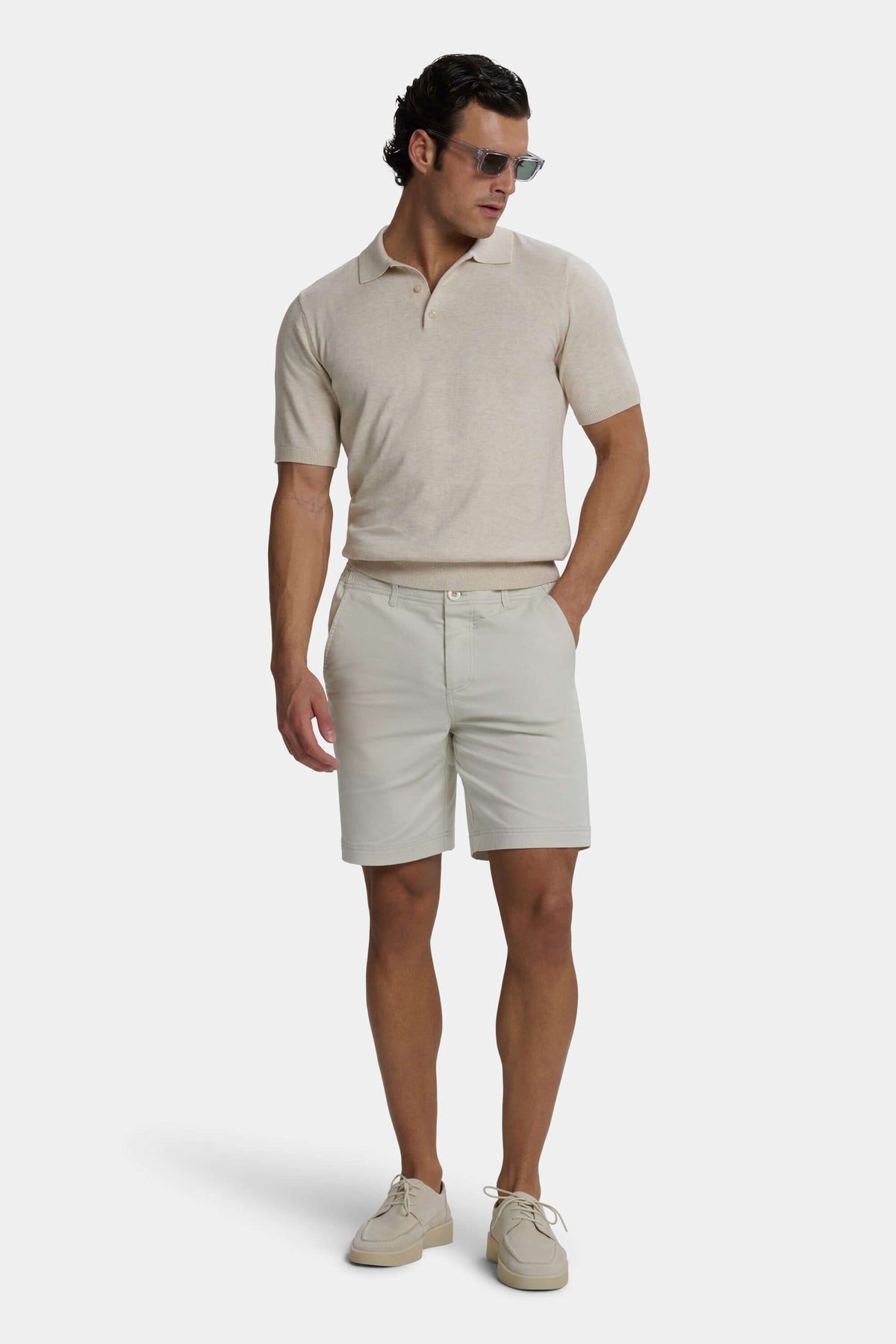 Men's Cotton Viscose Knit Polo Shirt – view 12