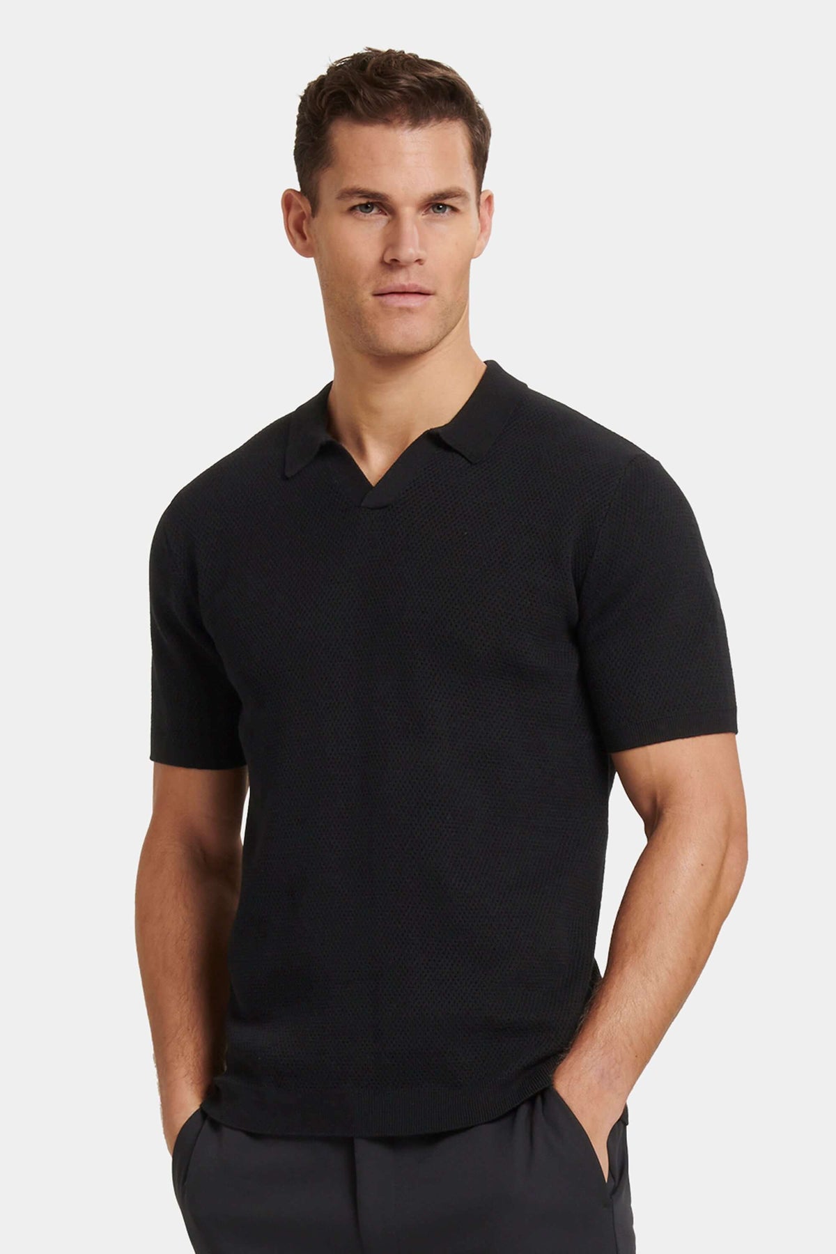 Capri Short Sleeve Polo by SATRI & CO. – product view 3