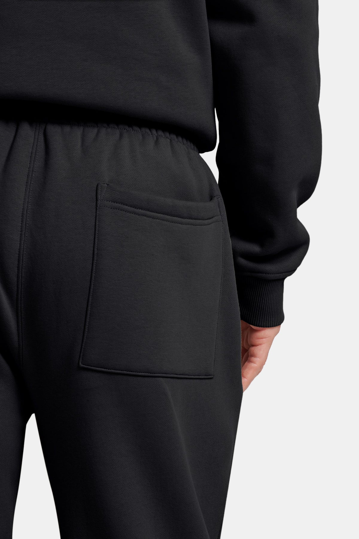 Milan Men's Heavyweight Brushed Cotton Joggers – view 3