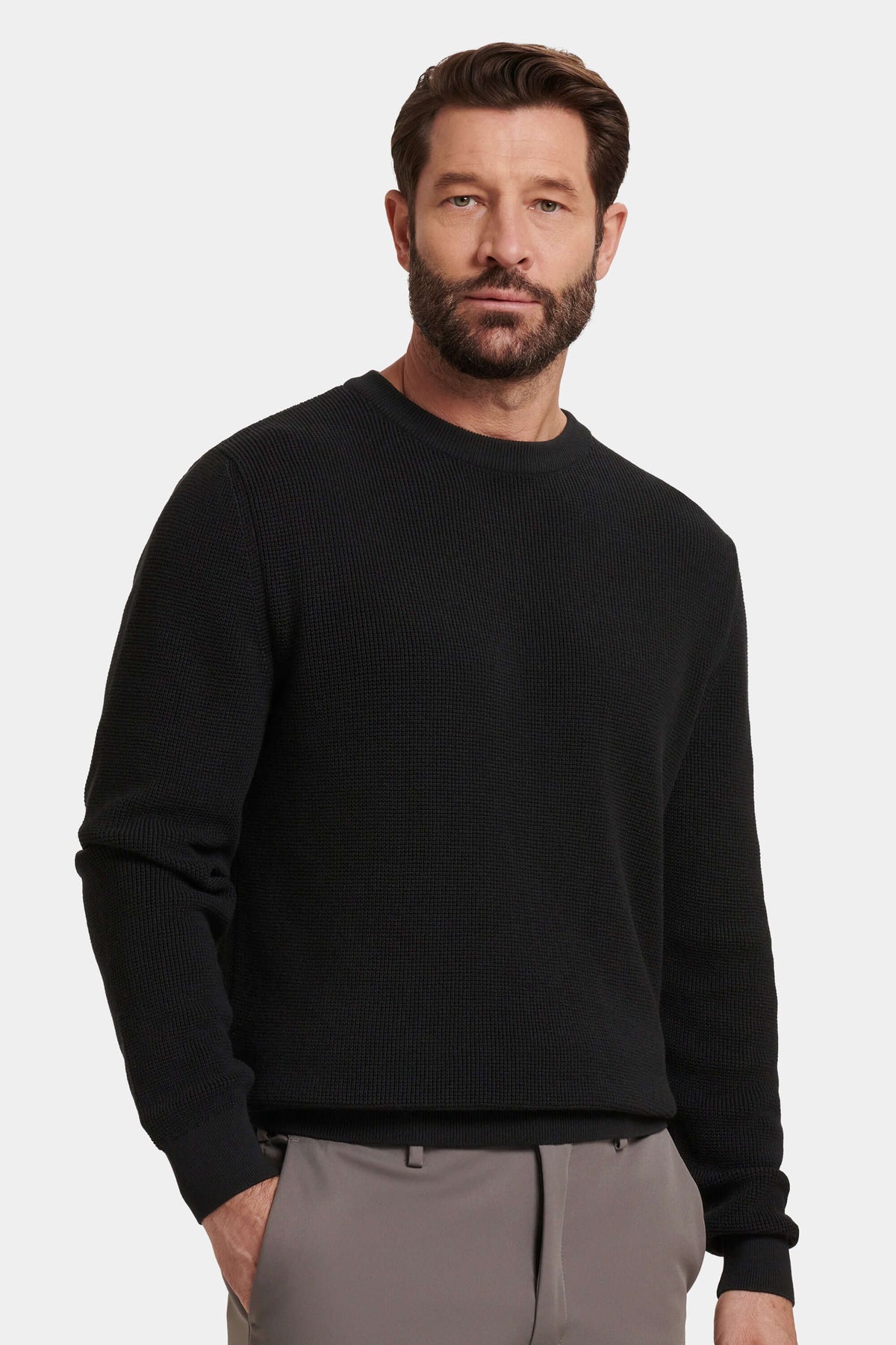 Leone Men's Cotton Modal Crew Neck Jumper – view 4
