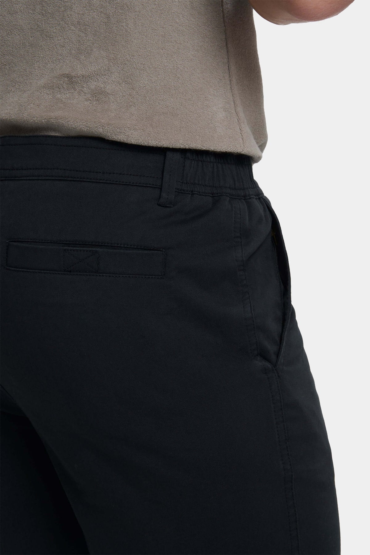 Men's Slim Fit Washed Stretch Cotton Shorts – view 4