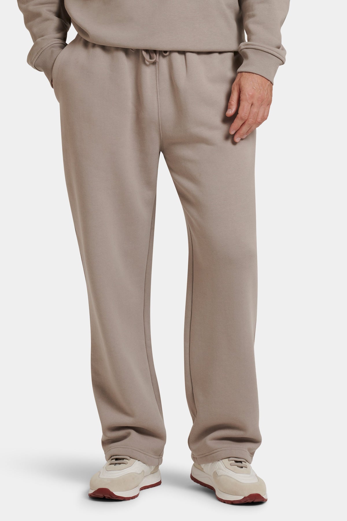 Milan Men's Heavyweight Brushed Cotton Joggers – view 8
