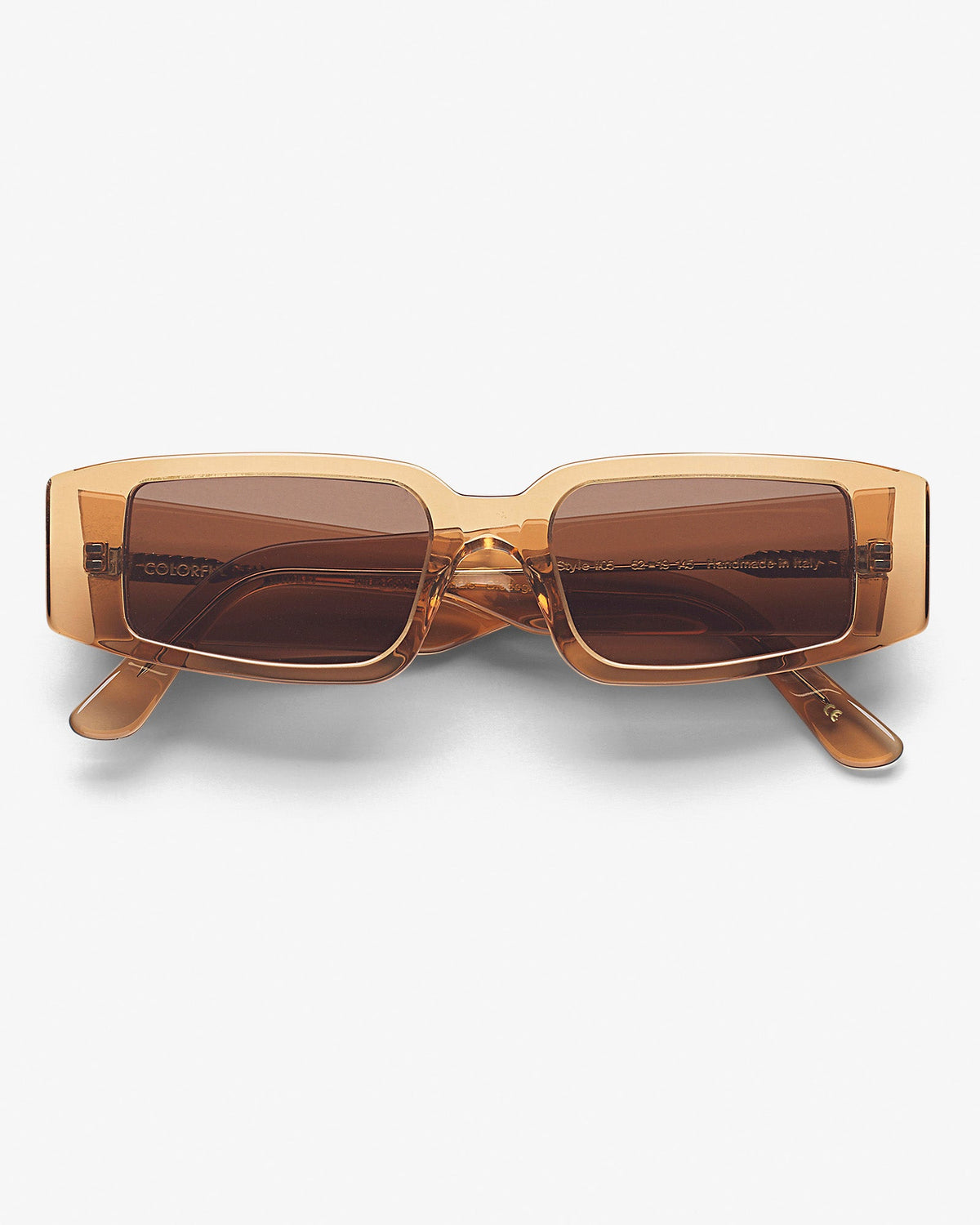 Men's Acetate Angled Rectangular Sunglasses – view 6