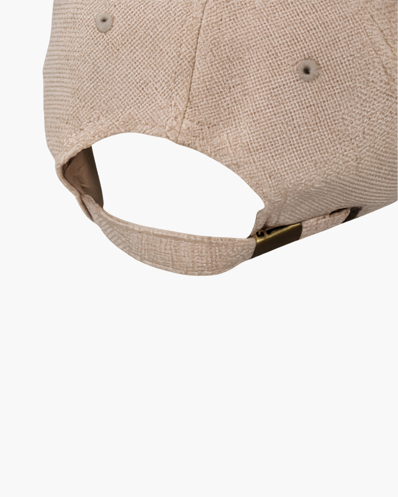 Ascot Men's Linen Blend Cap – Six-Panel Construction, Curved Brim, Lightweight Breathable Wear – view 3