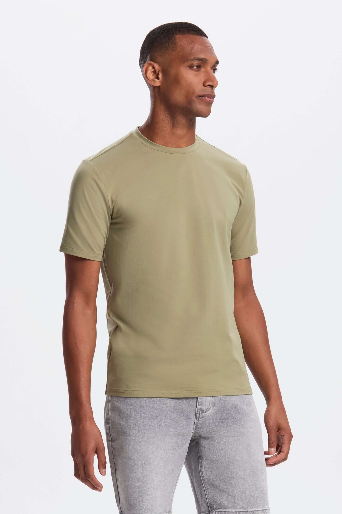 Men's Stretch Cotton Crew Neck T-Shirt – view 20