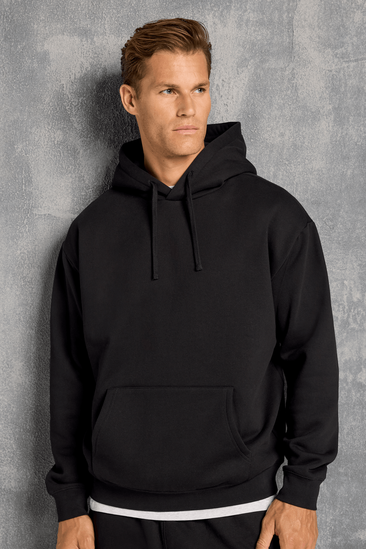 Milan Men's Oversized Heavyweight Cotton Hoodie – view 1