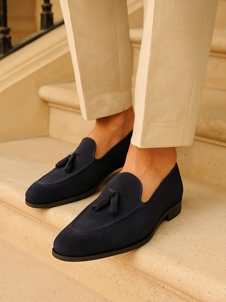 Men's Suede Tassel Loafers – view 2