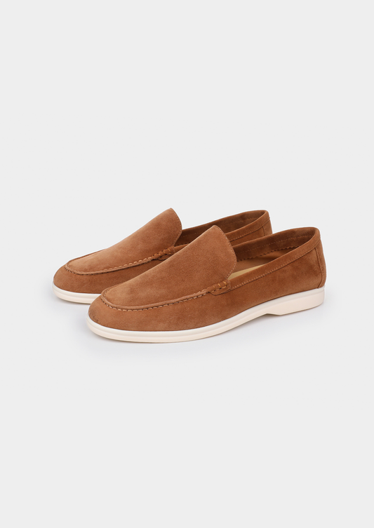 Marina Men's Slip-On Loafers in Caramel – view 1