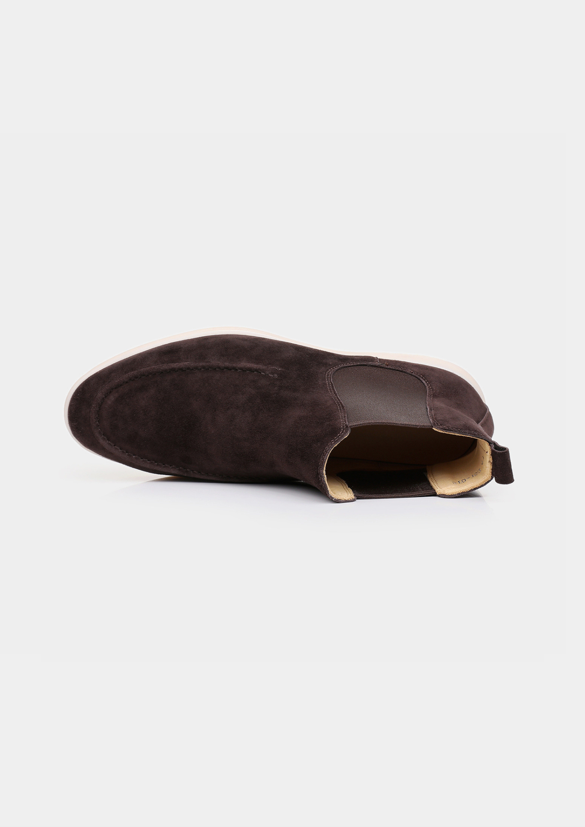 Coffee Suede Chelsea Boot by SATRI & CO. – product view 4
