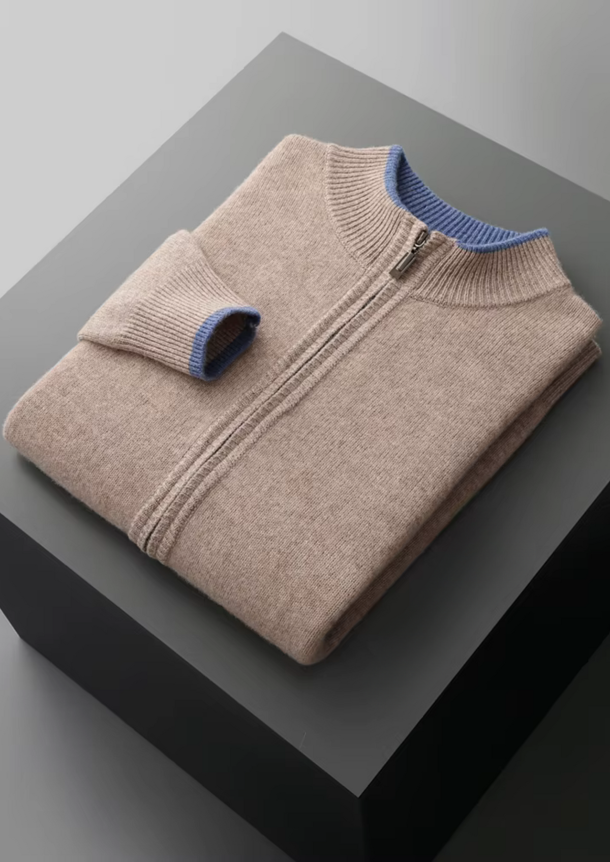 Men's Extra-Fine Merino Wool Zip Cardigan – view 13
