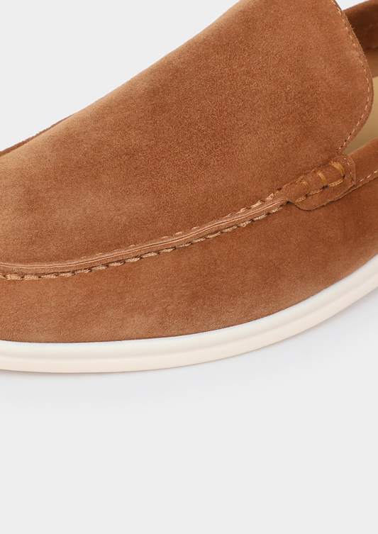 Marina Men's Slip-On Loafers in Caramel – view 2