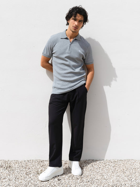 Aspen Polo - Marl Grey by SATRI & CO. – product view 2