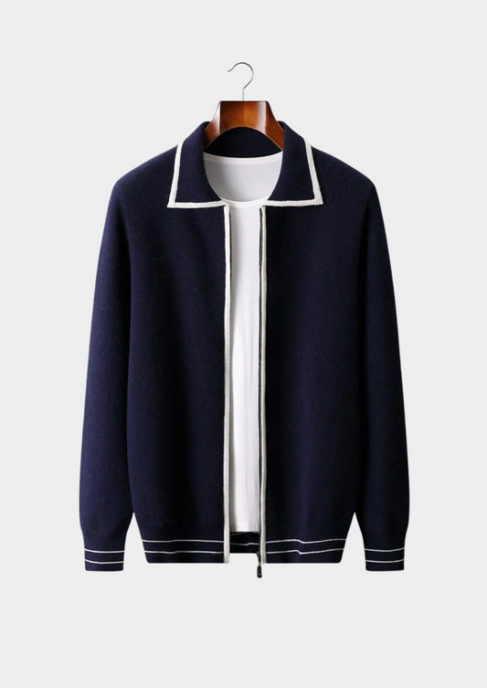 Men's Dressed-Up Casual Polo Cardigan – view 2