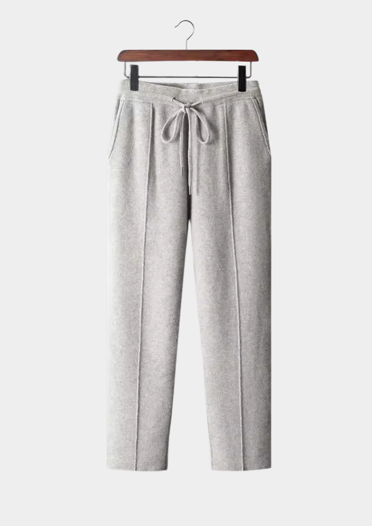 Merino Wool Centre-Seam Leisure Trousers by SATRI & CO. – view 1