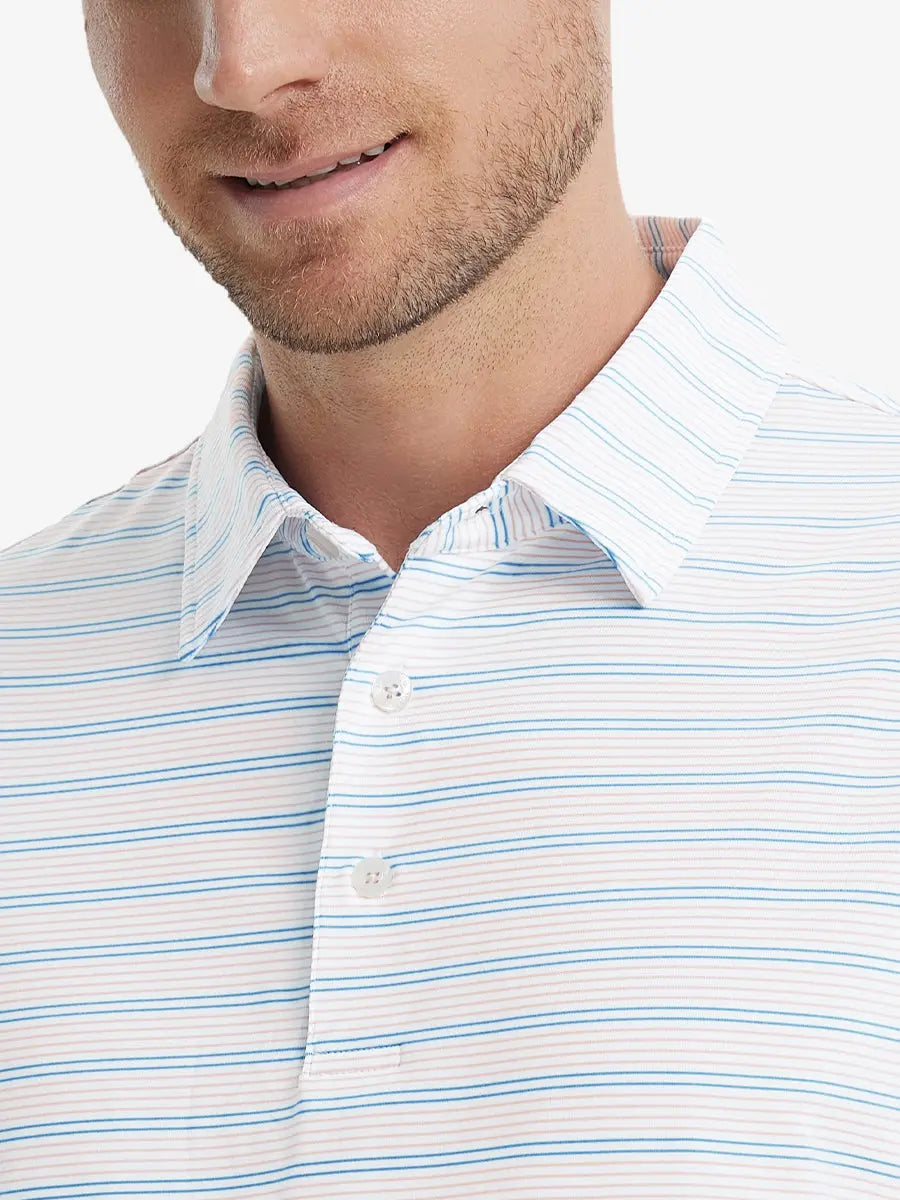 Men's Striped Golf Polo Shirt – view 91